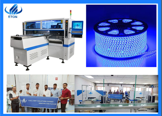 250000CPH PCB Pick And Place Machine High Precision 1200mm For LED Lamp