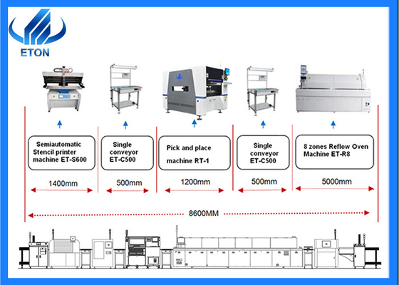 LED Bulb PCBA Production Line Pick And Place Machine Manufacturers 35000 CPH SMT Machine