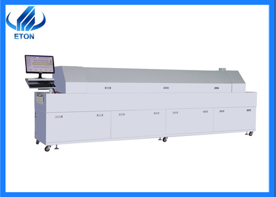 SMT Reflow oven with 8 temperature zone Welding with hot air 450mm (mesh)