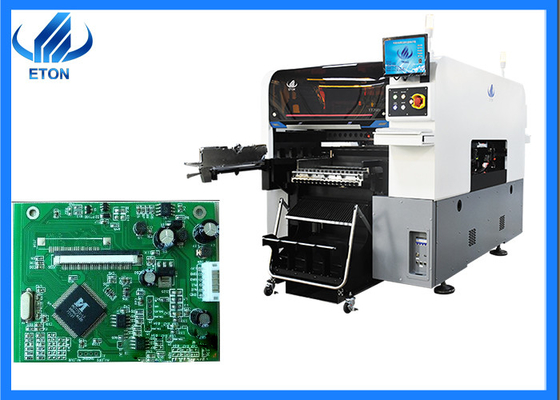 PCB driver board SMT pick and place machine with multifunctional 80000CPH 20 heads 32 docking cart