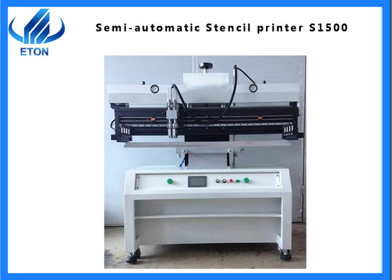 Semi-Automatic stenci pinter machine in SMT production line with led light
