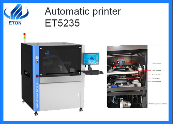 SMT Automatic Stencil Printer Height Adjustment Programmable Transport Speed Control