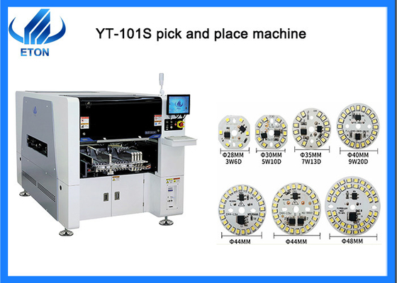 High Precision SMT Pick And Place Machine Min 0201 40000CPH Capacity