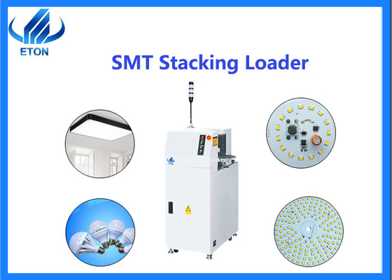 Stepper Motor Control SMT Line Equipment Stacking Loader For Single Sided PCB Board