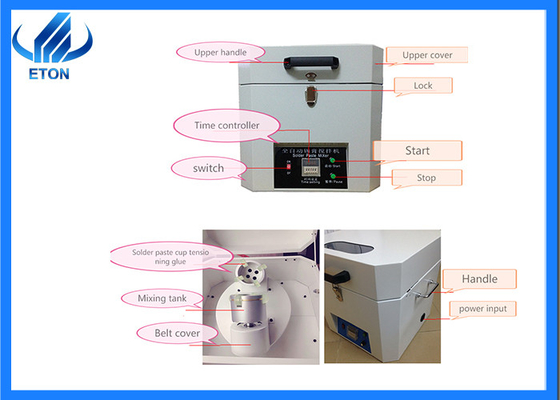 LED Solder Paste Mixer 1-99 Minute Digitally Adjustable For SMT Production Line