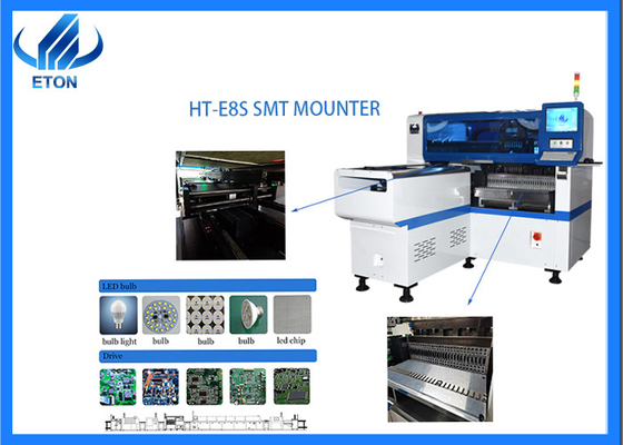 LED Products SMT Mounter Machine 45000CPH Pick And Place Machine For LED Bulb / Tube