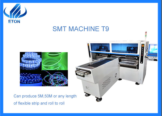 Producing any length of Flexible Strip SMT Mounting Machine 250K CPH Pick And Place Machine