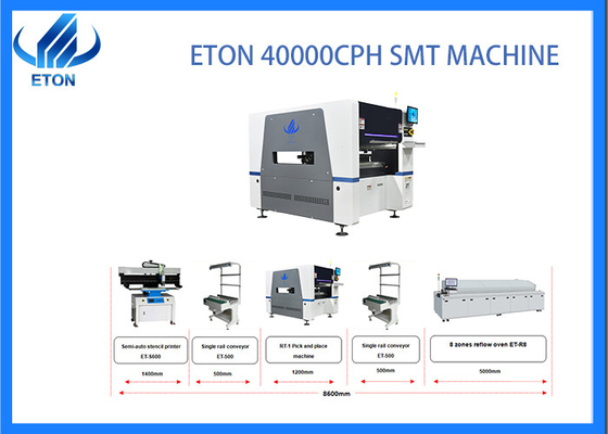 10 Nozzles LED Bulb Making Machine 40000CPH Pick And Place Machine