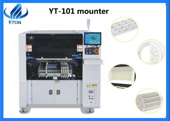 Electric Products Board SMT Mounter Machine 32 Feeders Station 10 Heads Flight Vision Camera