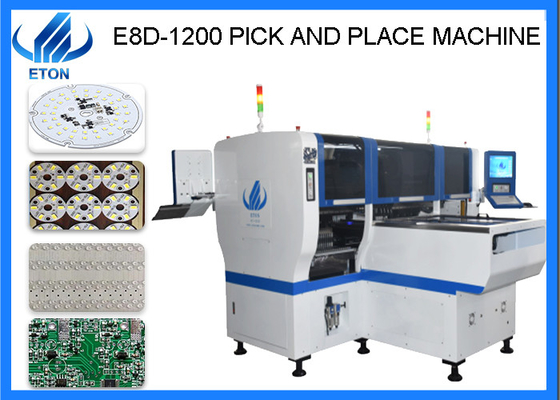 Double Module Led Chip Mounting Machine 90000cph 0.2mm Components