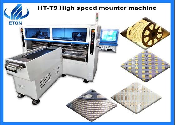 Flexible Strip SMT Production Mounter Dual Arm 250000cph 68 Head