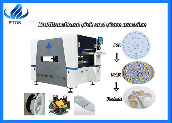 Magnetic linear motor LED bulbs Mounter 10 Heads 40000CPH SMT Chip Mounter