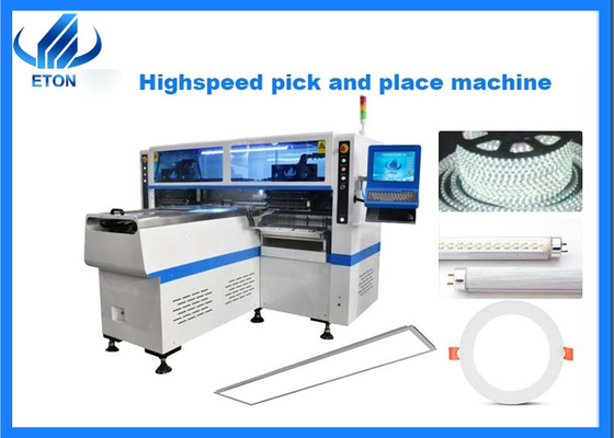 250000 CPH mounting speed 68 heads led pick and place machine