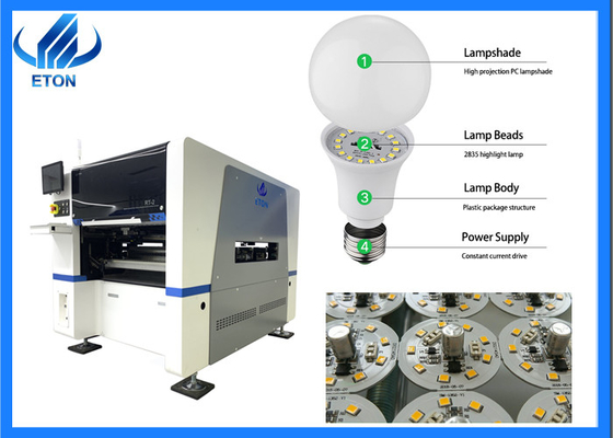 80000CPH Led bulb assembly line machine automatic smt production line