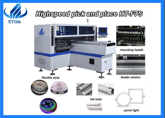 180000cph SMT Pick And Place Machine For LED Light / 0402 Components