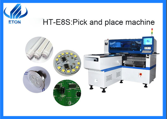 Multifunctional SMT Mounter HT-E8S 40K CPH LED Light Production Line