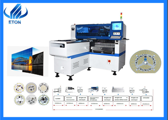 HT-E8D Pick And Place Smd Machine LED Chip Shooter High Speed 80000CPH 8KW