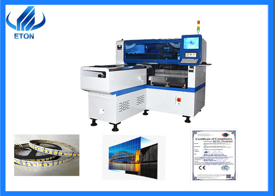 Multi Functional LED SMT Mounting Machine Middle Speed HT-E6T 25K CPH 5KW