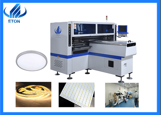 High Speed SMT Pick And Place Machine HT-F7 Strip Light Making 34 Heas 68 Feeders Station