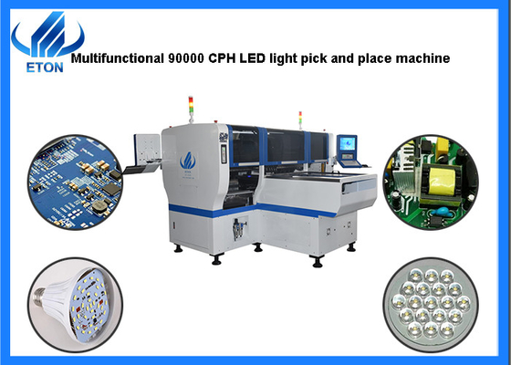 90000CPH 0.2mm Components Pick And Place Machine LED Bulb Power Driver Making Machine