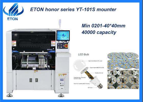 Intelligent SMD making 40000 capacity SMT pick and place machine