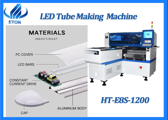 LED tube making mounter machine 45000CPH SMT assembly machine for LED light