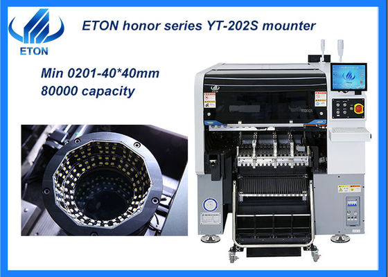 Dual Arm Electric Products SMT Mounter Machine 0.02mm Precision SMT Machine