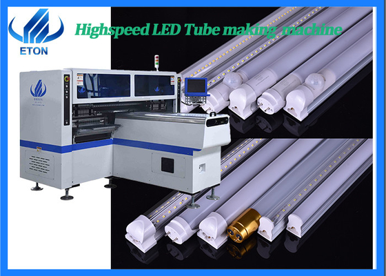 1.2m LED Tube Light Making Machine 68 Feeders LED Light Production Line