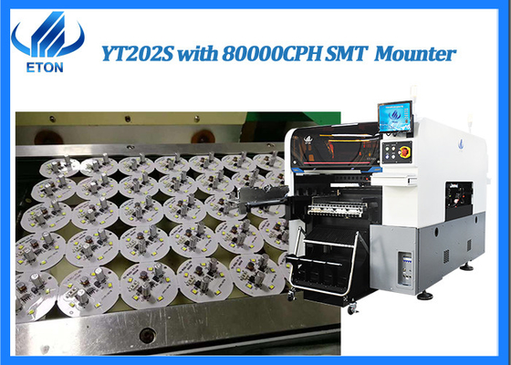 SMT Mounter LED Bulb Making Machine Touch Screen Monitor SMD Mounting Machine