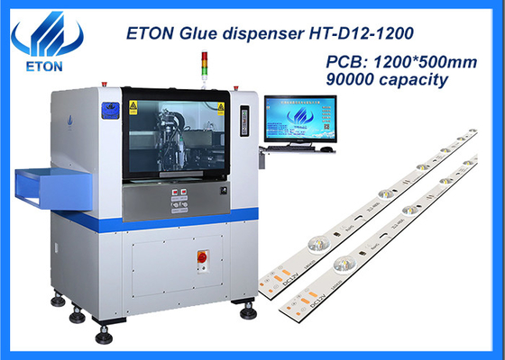 Automatic 1200mm Max PCB smt 800kg glue dispenser machine