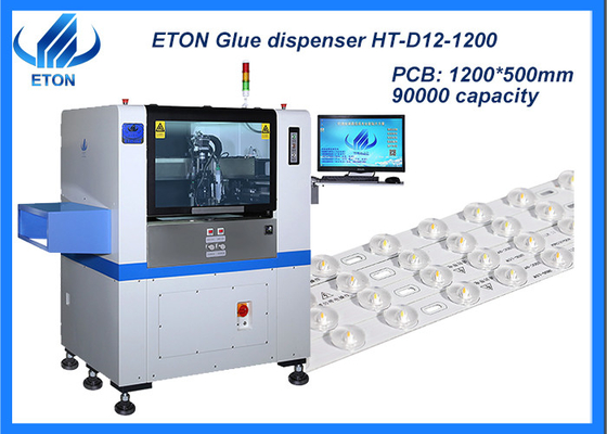 SMT 90000 capacity LED products 1200*500mm PCB glue dispenser machine