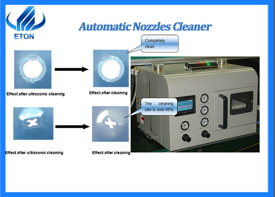 Automatic SMT Nozzles Cleaner For Different Types Nozzles In The LED Production Line