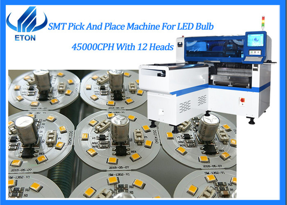 High capacity LED lighting mounter 45000CPH with magnetic linear motor pick and place machine