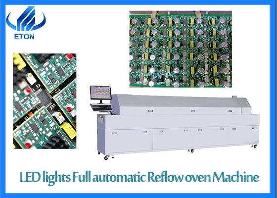 SMT Assembly Full Automatic Reflow Oven Machine For LED Tube Lights