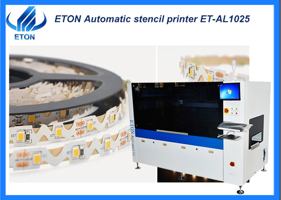 Auto SMT Printing Machine LED 100M Flexible Strip CNC Guide Rail Adjustment