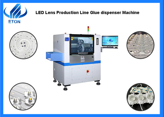 SMT Automatic Glue Dispensing Machine High Efficiency 90000CPH For LED Lens Products