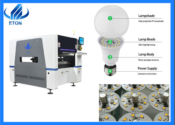Automatic Capacitors SMT Mounting Machine LED Pick And Place For Industrial Production