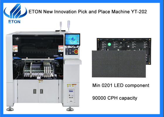 90000 CPH SMT Pick Place Machine For Min 0201 Power Driver LED PCBA Assembly