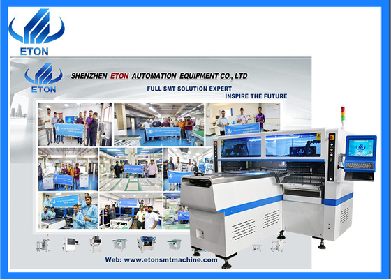 Hundred machine working in India SMT mounter 68pcs feeder and heads with magnetic linear motor