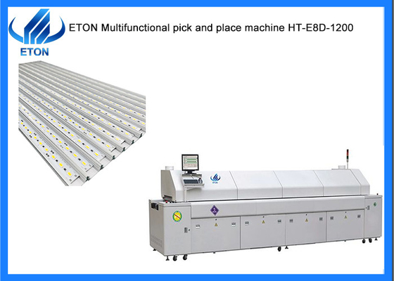 2200kg Weight SMT Reflow Oven 10 Zones With PLC Control System