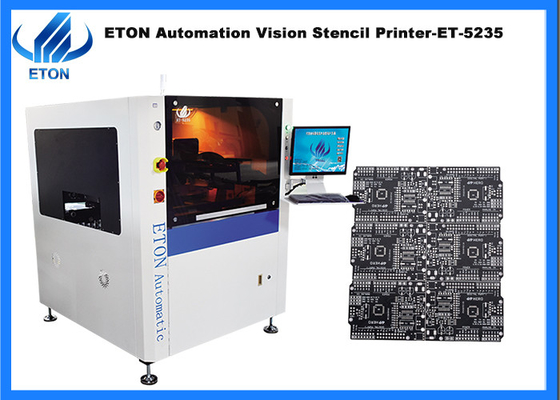 SMT Vision Stencil Printer 10mm PCB Transfer Overhead Height