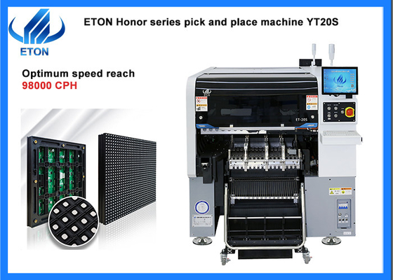 YT20S SMT Mounter For Ultra Small Chip 0201~40*40mm Large Chip Wider Component Range