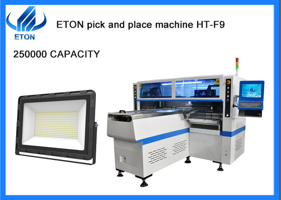 Optimum 250K capacity for LED strip, tube light SMT pick and place machine