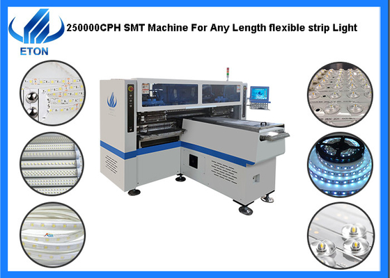 Dual Arm Four Module SMT Pick Place Machine 6KW Flexible Strip Lights Making Machine