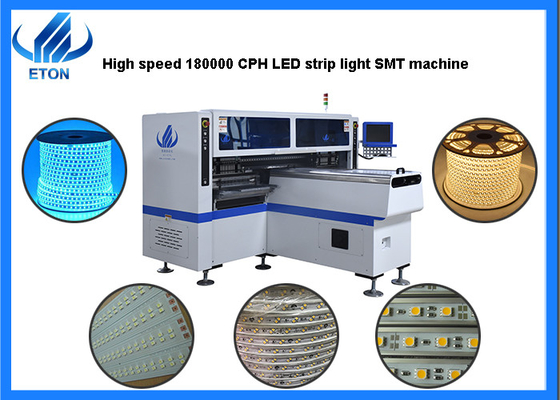 LED Tube / Strip Lights SMT Mounter Dual Arm High Speed 34 Heads Pick Place Machine