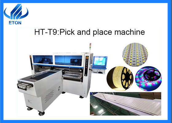 HT-T9 LED Strip SMT Mounting Machine 68 Feeders &amp; Heads 500mm/S Speed