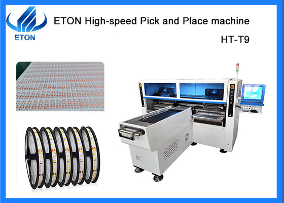 250mm Any Length LED Strip SMT Machine 250k CPH High Speed 68 Heads