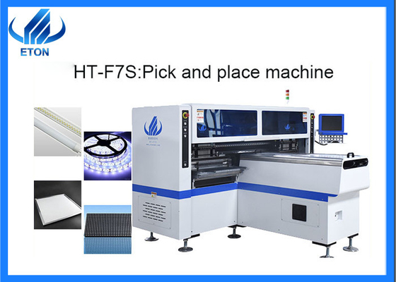 HT-F7S Highspeed SMT Mounting Machine With 68 Feeders / 34 Nozzles