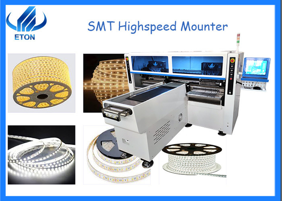 High Capacity SMT Mounter With 68 Heads For Unlimited Length Strip