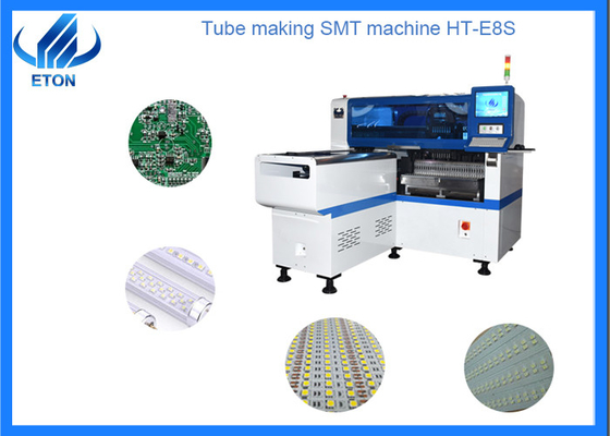 ETON HT-E8S SMT Mounting Machine 0.04mm Precision 45000CPH For DOB/Display/Tube/Light
